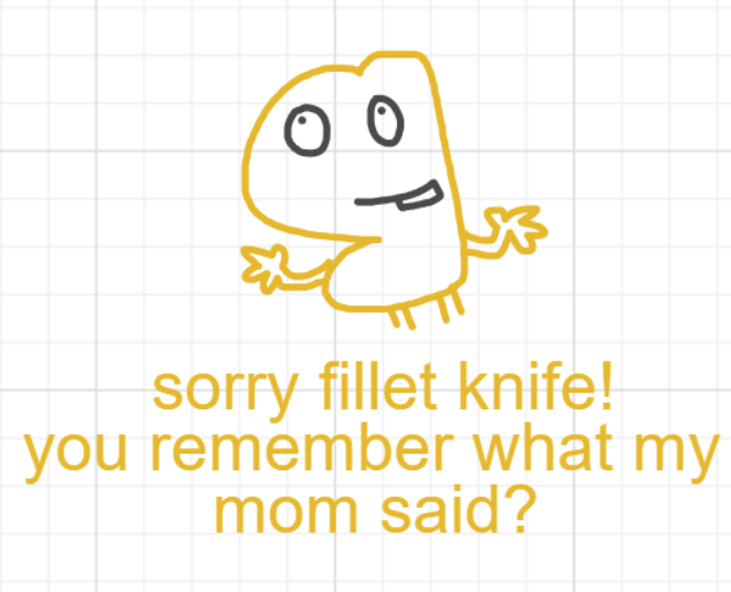 A panel from Running Duos, episode four of the Board Boards object show by Furretwalk/WalkingFurret.